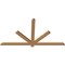Ekena Millwork Kennewick Timber Gable Bracket, Western Red Cedar, 72"W x 39"H x 1 1/2"D x 3 1/2"F, 13/12 Pitch GBW072X39X0204KEN00SWR - alternate 3
